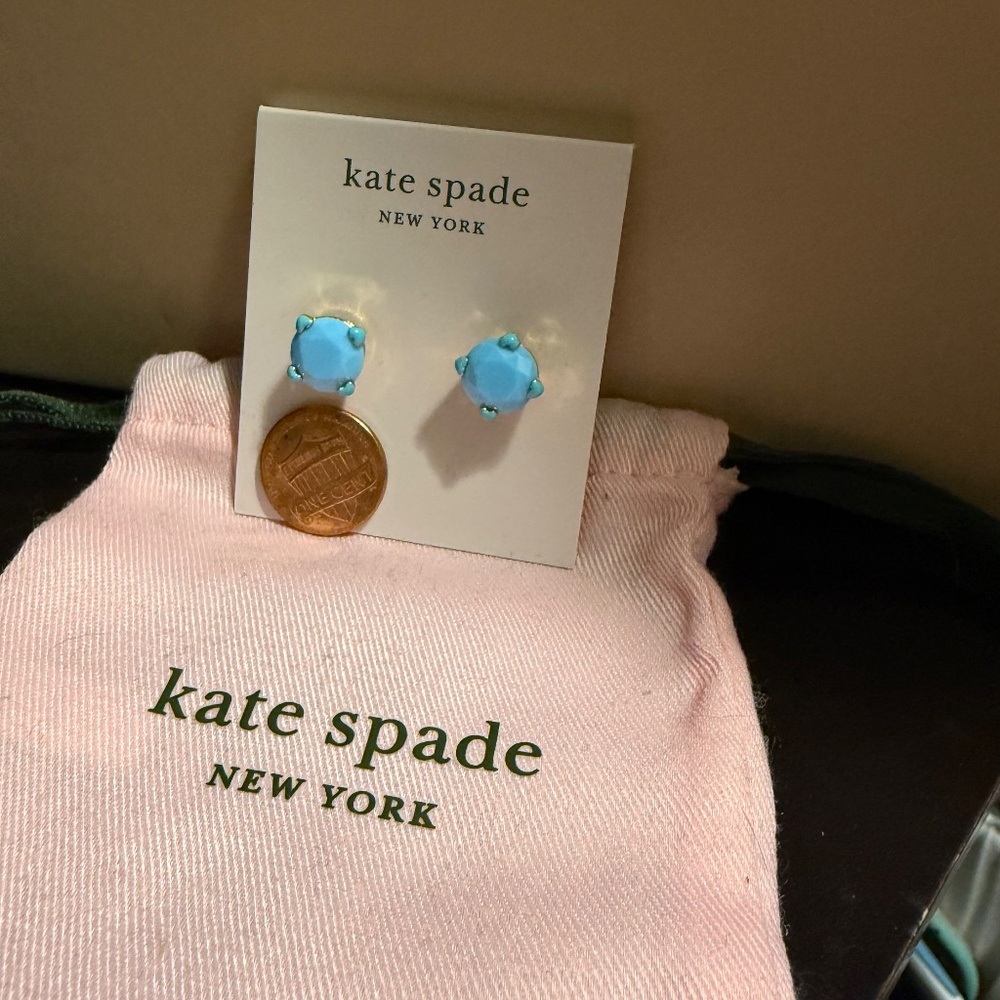 Kate Spade turquoise earrings - Picture 7 of 7